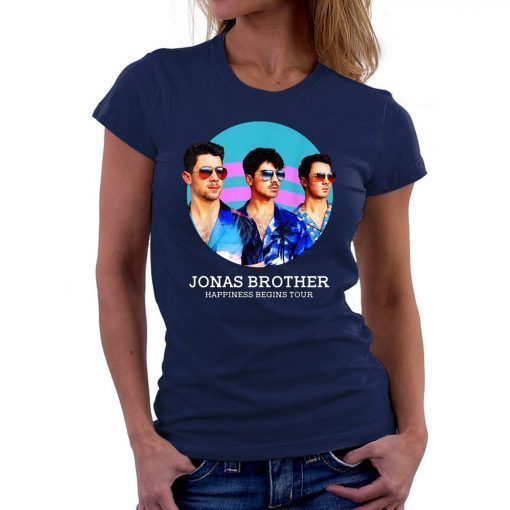 Jonas brothers happiness begins tour Tee Shirts