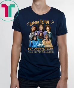 Loretta Lynn 60th Anniversary T-shirt