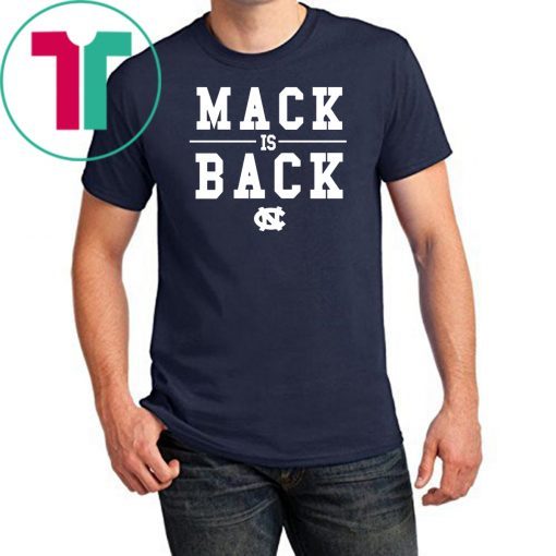 Mack Is Back UNC Mens Tee Shirt