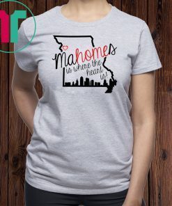 Mahome Is Where The Heart Is Kansas City Chiefs T-Shirt