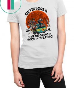Massacre Machine Horror Get In Losers We’re Going Trick Or Treating T-Shirt