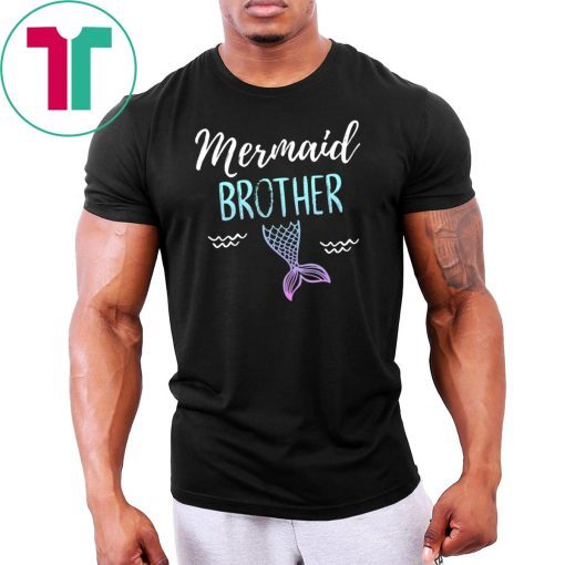 Mermaid Brother Family Birthday Party T-shirt