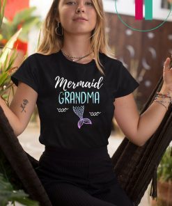 Mermaid Grandma Family Birthday Party T-shirt