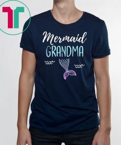 Mermaid Grandma Family Birthday Party T-shirt