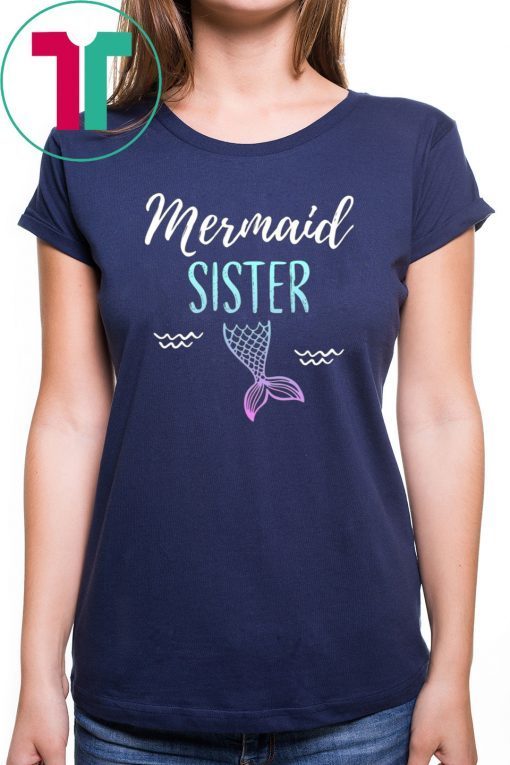 Mermaid Sister Family Birthday Party T-shirt