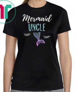 Mermaid Uncle Family Birthday Party T-shirt
