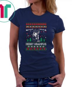 Merry Krampus Christmas sweatshirt Tee Shirt
