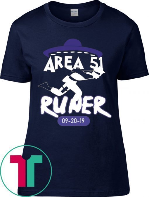 NARUTO ALIEN AREA 51 RUNNERS FUNNY T-SHIRT