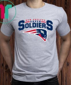 NEW ENGLAND SUPER SOLDIERS SHIRT NEW ENGLAND PATRIOTS - CAPTAIN AMERICA Tee