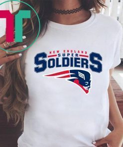 NEW ENGLAND SUPER SOLDIERS SHIRT NEW ENGLAND PATRIOTS - CAPTAIN AMERICA Tee