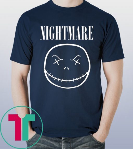 NIGHTVANA NIGHTMARE JACK FACE HALLOWEEN T-SHIRT