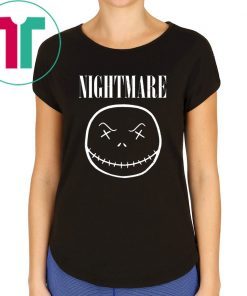 NIGHTVANA NIGHTMARE JACK FACE HALLOWEEN T-SHIRT