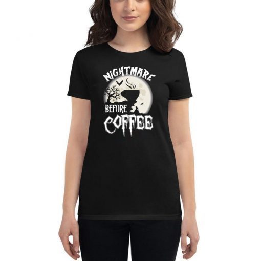 Nightmare Before Coffee Halloween T-Shirt