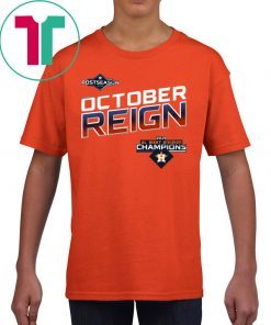 Astros al west champion October reign braves Tee Shirt For Mens Womens