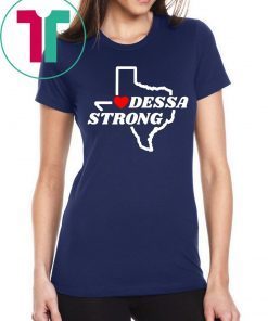 Odessa Strong Texas Flag Map Victims T-Shirt