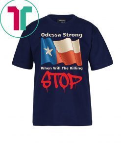 Odessa Strong Texas Flag T-Shirt