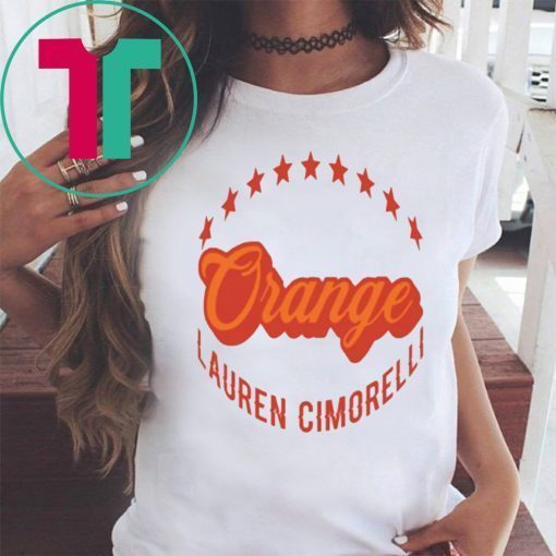 Orange Lauren Cimorelli Shirt