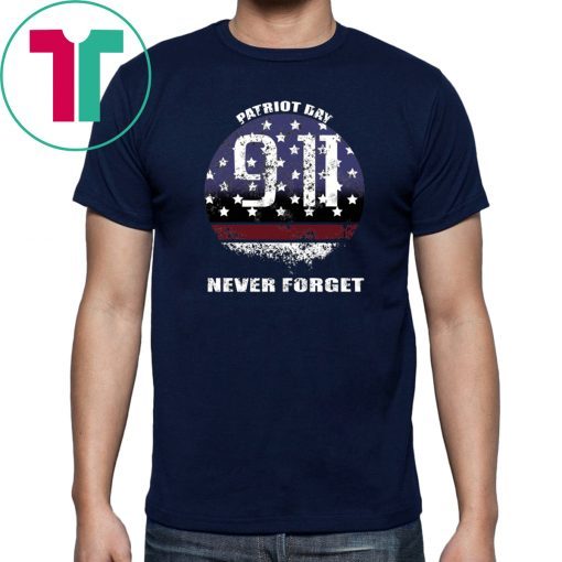 Patriot Day Memorial American Flag 911 Never Forget Shirt