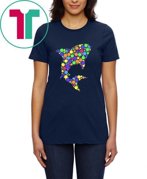 Polka Dot Shark International Dot Day T-Shirt for Mens Womens