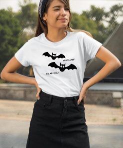 Scared Bats Funny Halloween Shirt