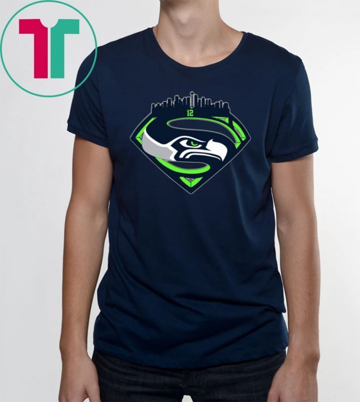 Seattle seahawks superman logo Shirt