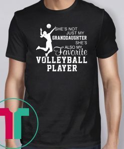 She's not just my granddaughter she's also my favorite volleyball player shirts