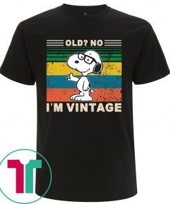Snoopy Old No I’m Vintage Tee Shirt