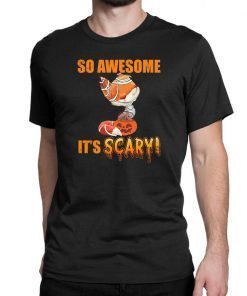 So Awesome It's Scary Mummy Fox Halloween Kid T-shirt