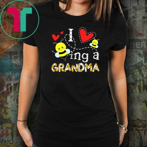 Sunflower Bee I love being a grandma shirt
