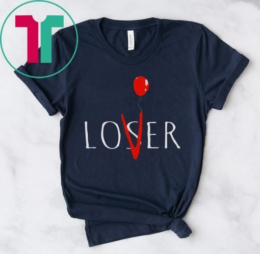 Halloween Top Pennywise Loser Lover IT T-Shirt