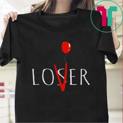 Halloween Top Pennywise Loser Lover IT T-Shirt