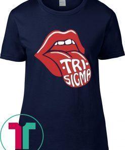 Tri Sigma Sexy Mouth Tee Shirt
