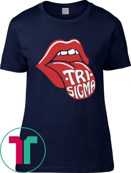 Tri Sigma Sexy Mouth Tee Shirt