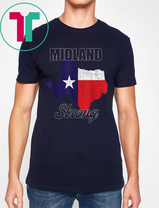 US Midland Texas Strong Texas Flag Shirt