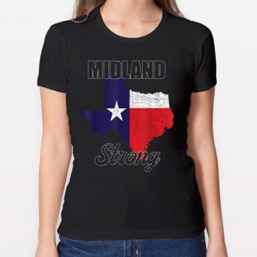 US Midland Texas Strong Texas Flag Shirt