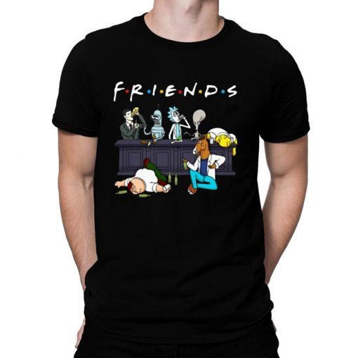 Rick Sanchez Drinking Buddies FRIENDS Funny T-Shirt
