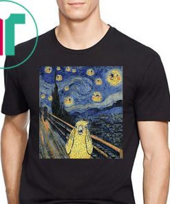 Vincent van gogh the starry night bird shirt