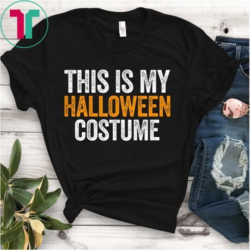 Vintage This Is My Halloween Costume Apparel, Funny Retro T-Shirt