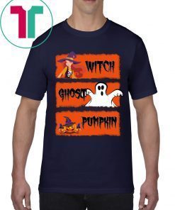 HALLOWEEN WITCH GHOST PUMPKIN TEE SHIRT