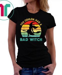You Coulda had a Bad Witch Funny Halloween Costume T-Shirtv