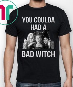 You coulda had a bad witch tee shirt