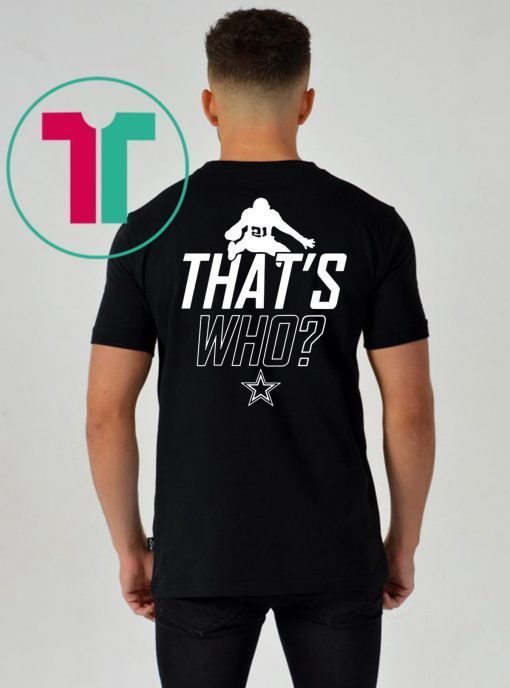 Zeke Who That’s Who Shirt Font and Back