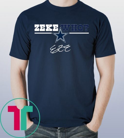 Official Zeke Who Signatures Shirt