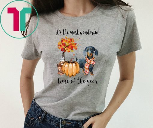 dachshund it's the most wonderful time of the year Shirt