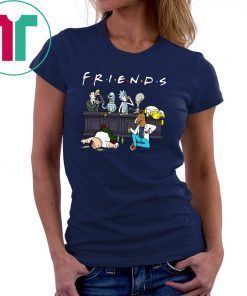 friends tv show rick and morty pete and roger drinking buddies shirt