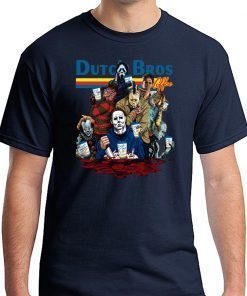 horror movie characters you can’t sit with us halloween Tee Shirts