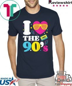 1990's 90s I Heart the Nineties Shirt