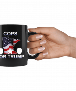 Cops For Trump Minneapolis Police Union USA Flag Mug