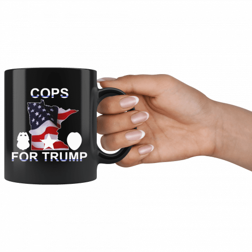 Cops For Trump Minneapolis Police Union USA Flag Mug