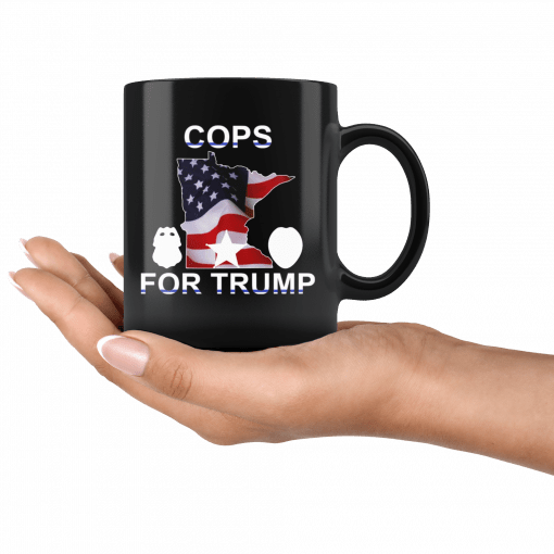 Cops For Trump Minneapolis Police Union USA Flag Mug